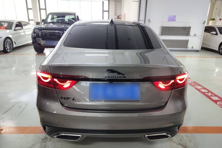 Used Jaguar XFL 2021 XFL 2.0T P250 All-Wheel-Drive Shimmering Black Sport Edition Rear
