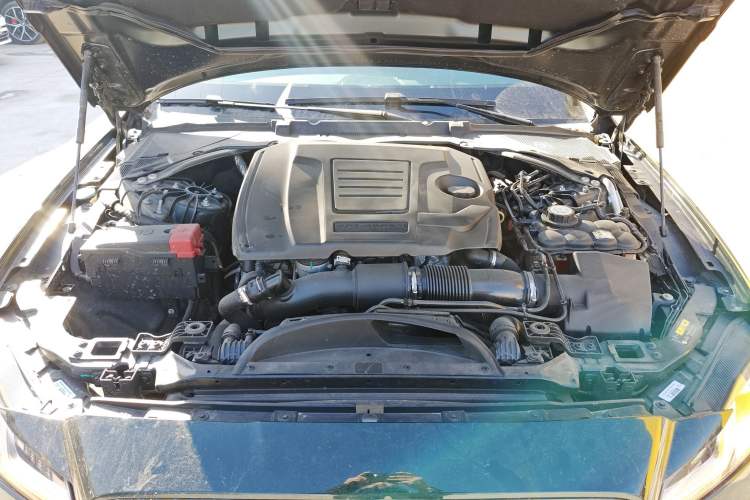 Used Jaguar XFL 2021 XFL 2.0T P250 All-Wheel-Drive Shimmering Black Sport Edition Engine Bay