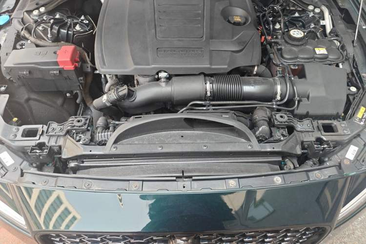 Used Jaguar XFL 2021 XFL 2.0T P250 All-Wheel-Drive Shimmering Black Sport Edition Engine Bay