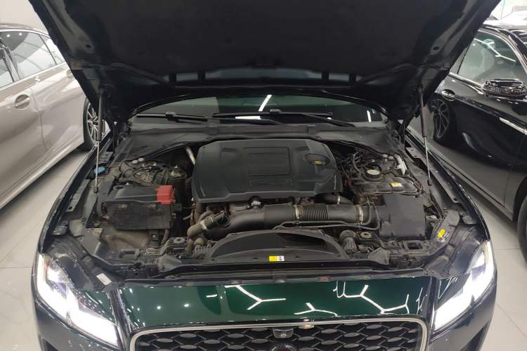 Used Jaguar XFL 2021 XFL 2.0T P250 Two-Wheel-Drive Elite Sport Edition Engine Bay
