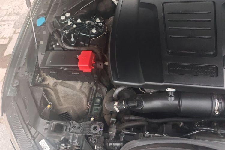 Used Jaguar XFL 2021 XFL 2.0T P250 All-Wheel-Drive Shimmering Black Sport Edition Engine Bay Right