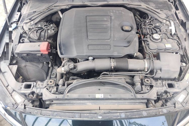 Used Jaguar XFL 2021 XFL 2.0T P250 All-Wheel-Drive Shimmering Black Sport Edition Engine Bay