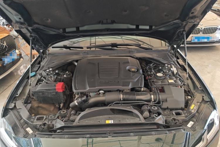 Used Jaguar XFL 2021 XFL 2.0T P250 All-Wheel-Drive Shimmering Black Sport Edition Engine Bay