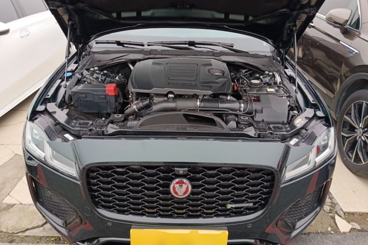 Used Jaguar XFL 2021 XFL 2.0T P250 All-Wheel-Drive Shimmering Black Sport Edition Engine Bay