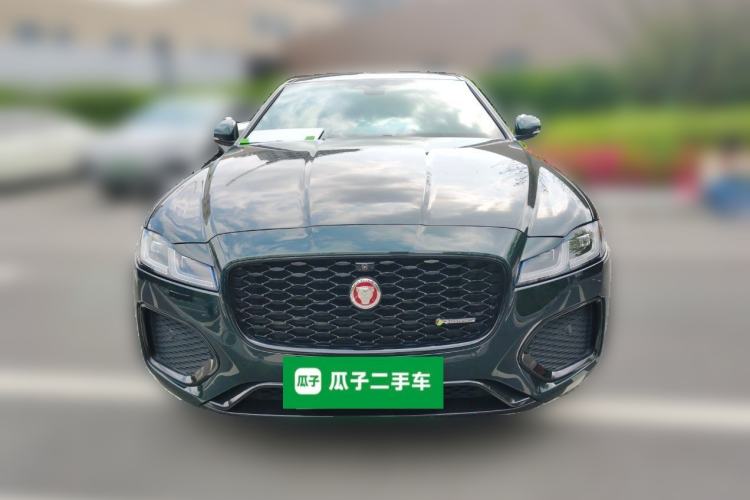Used Jaguar XFL 2021 XFL 2.0T P250 All-Wheel-Drive Shimmering Black Sport Edition Exterior 1