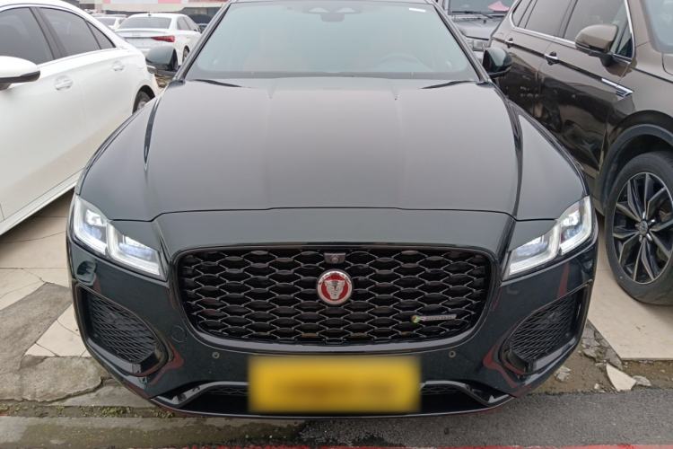 Used Jaguar XFL 2021 XFL 2.0T P250 All-Wheel-Drive Shimmering Black Sport Edition Exterior 1