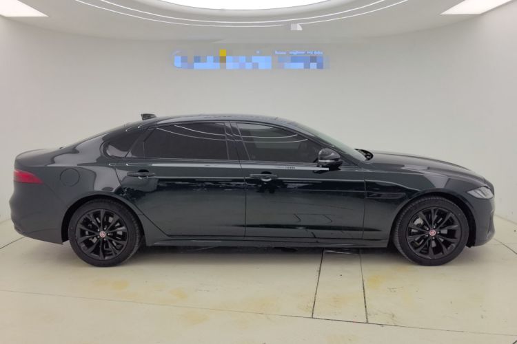 Used Jaguar XFL 2021 XFL 2.0T P250 All-Wheel-Drive Shimmering Black Sport Edition Exterior 2