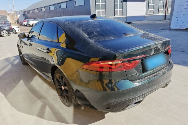 Used Jaguar XFL 2021 XFL 2.0T P250 All-Wheel-Drive Shimmering Black Sport Edition Exterior 2