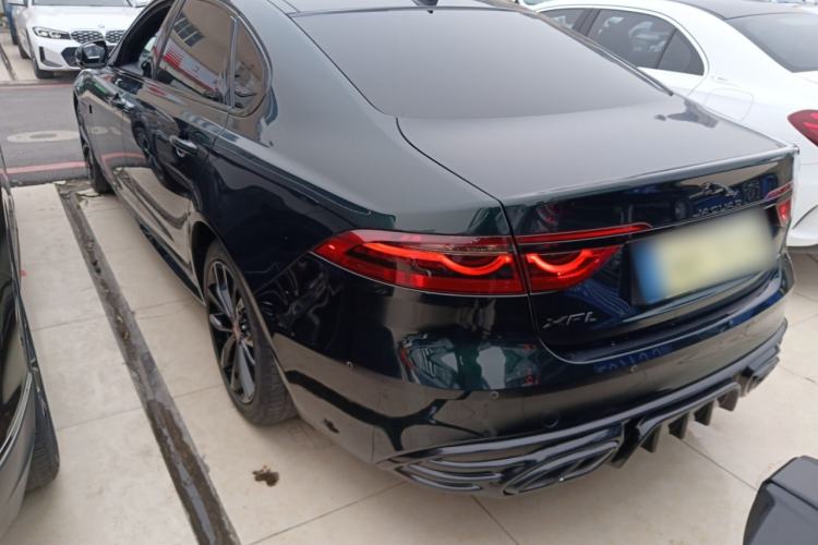 Used Jaguar XFL 2021 XFL 2.0T P250 All-Wheel-Drive Shimmering Black Sport Edition Exterior 3