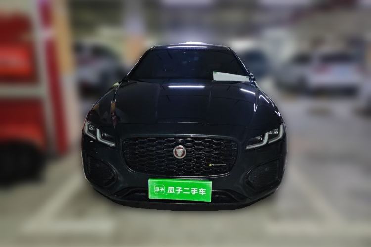 Used Jaguar XFL 2021 XFL 2.0T P250 All-Wheel-Drive Shimmering Black Sport Edition Front