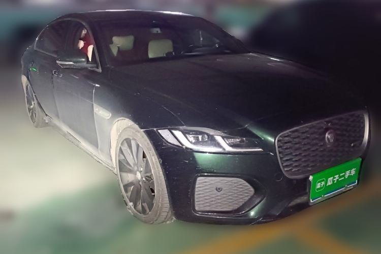 Used Jaguar XFL 2021 XFL 2.0T P300 All-Wheel-Drive Flagship Sport Edition Front Right 45 Deg