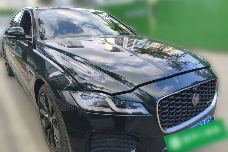 Used Jaguar XFL 2021 XFL 2.0T P300 All-Wheel-Drive Flagship Sport Edition Front Right 45 Deg