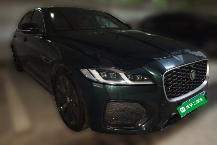 Used Jaguar XFL 2021 XFL 2.0T P300 All-Wheel-Drive Flagship Sport Edition Front Right 45 Deg