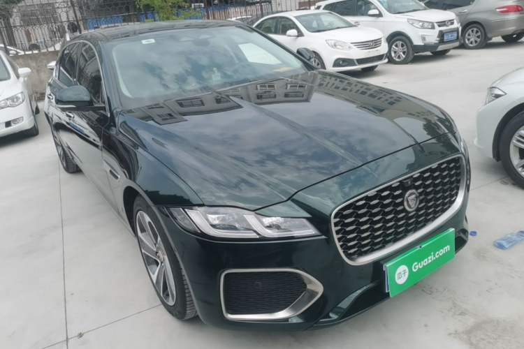 Used Jaguar XFL 2021 XFL 2.0T P200 Two-Wheel-Drive Elite Luxury Edition Front Right 45 Deg