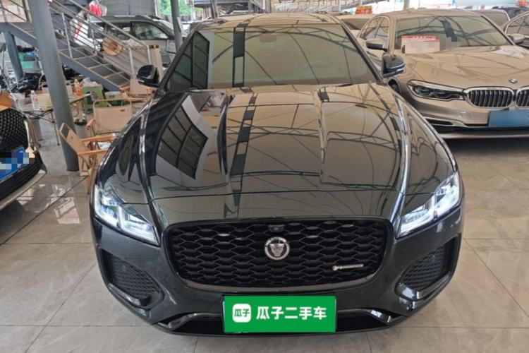 Used Jaguar XFL 2021 XFL 2.0T P250 All-Wheel-Drive Shimmering Black Sport Edition Front