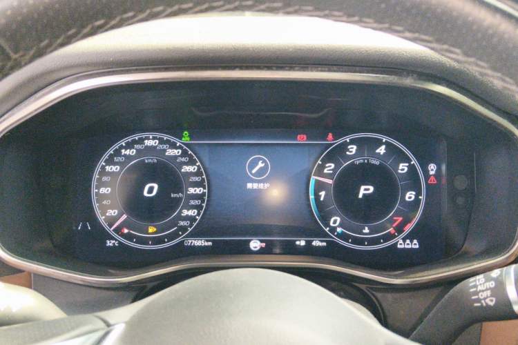 Used Jaguar XFL 2021 XFL 2.0T P250 Two-Wheel-Drive Elite Sport Edition Instrument Cluster