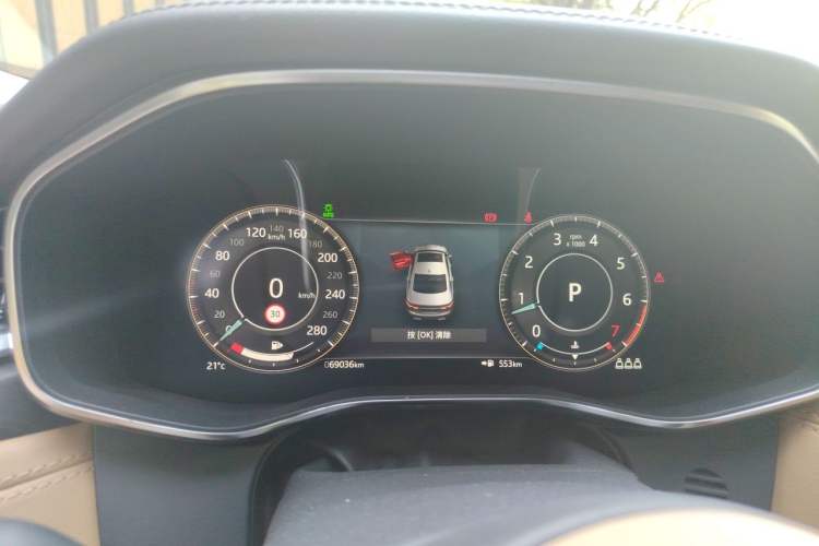 Used Jaguar XFL 2021 XFL 2.0T P250 Two-Wheel-Drive Luxury Deluxe Edition Instrument Cluster