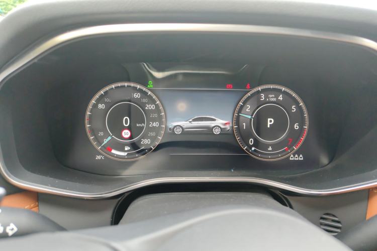Used Jaguar XFL 2021 XFL 2.0T P250 All-Wheel-Drive Shimmering Black Sport Edition Instrument Cluster