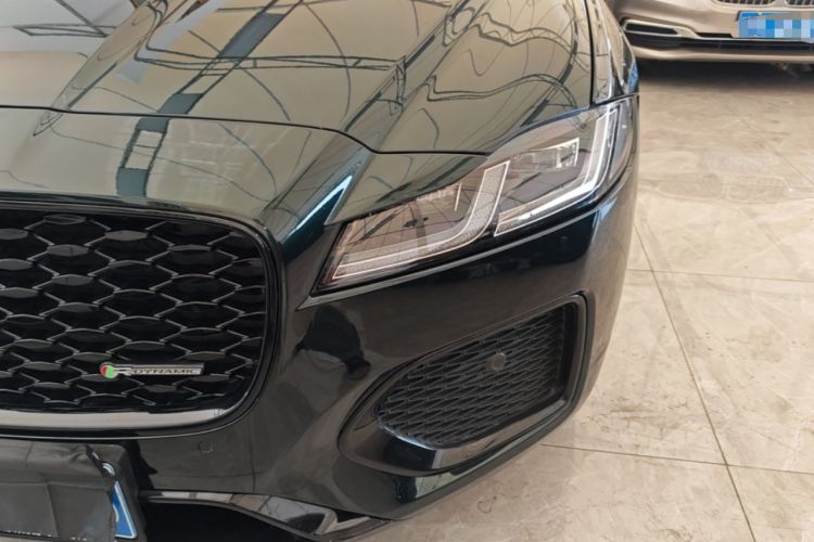 Used Jaguar XFL 2021 XFL 2.0T P250 All-Wheel-Drive Shimmering Black Sport Edition Left Front Headlight