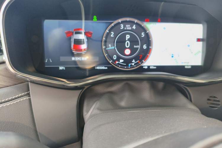 Used Jaguar XFL 2021 XFL 2.0T P300 All-Wheel-Drive Flagship Sport Edition Odometer Close Up