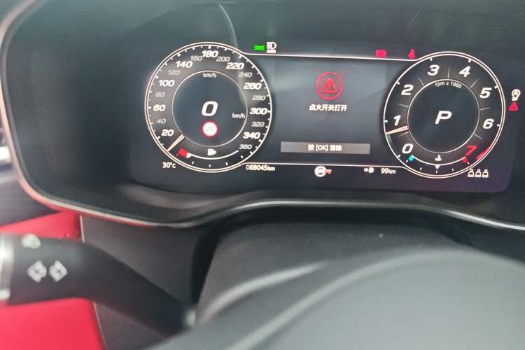Used Jaguar XFL 2021 XFL 2.0T P250 All-Wheel-Drive Shimmering Black Sport Edition Odometer Close Up