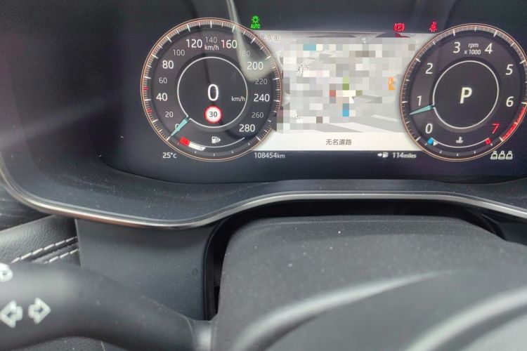 Used Jaguar XFL 2021 XFL 2.0T P250 Two-Wheel-Drive Elite Sport Edition Odometer Close Up