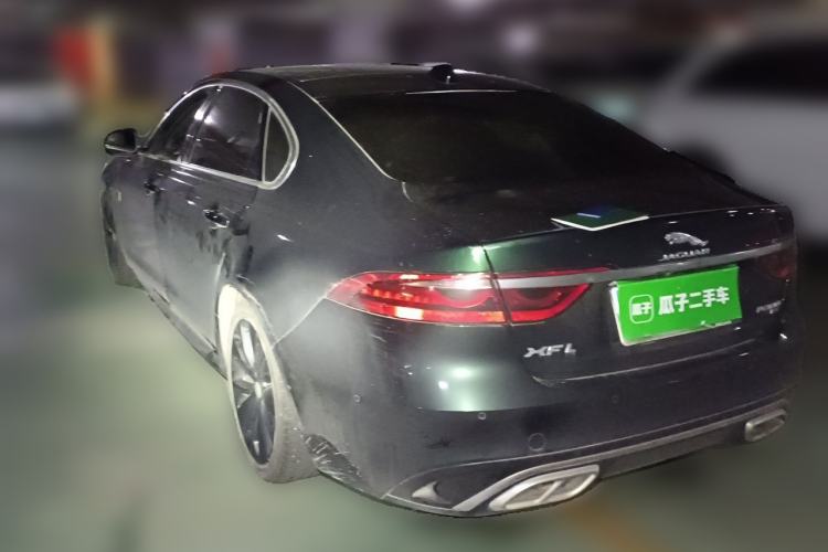 Used Jaguar XFL 2021 XFL 2.0T P300 All-Wheel-Drive Flagship Sport Edition Rear Left 45 Deg