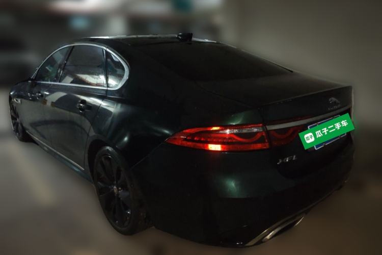 Used Jaguar XFL 2021 XFL 2.0T P300 All-Wheel-Drive Flagship Sport Edition Rear Left 45 Deg