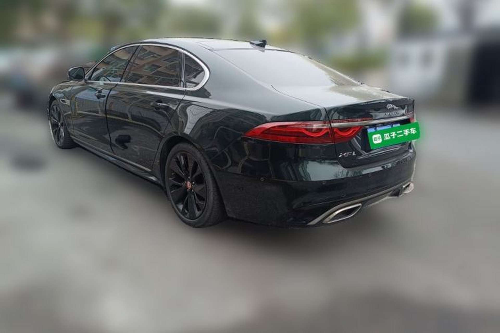 Used Jaguar XFL 2021 XFL 2.0T P300 All-Wheel-Drive Flagship Sport Edition Rear Left 45 Deg