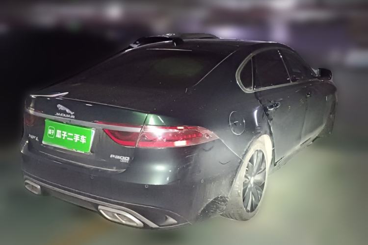 Used Jaguar XFL 2021 XFL 2.0T P300 All-Wheel-Drive Flagship Sport Edition Rear Right 45 Deg