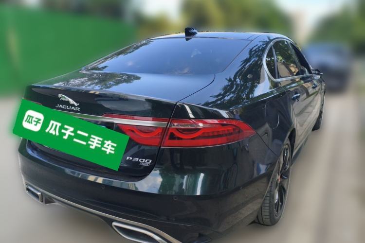 Used Jaguar XFL 2021 XFL 2.0T P300 All-Wheel-Drive Flagship Sport Edition Rear Right 45 Deg