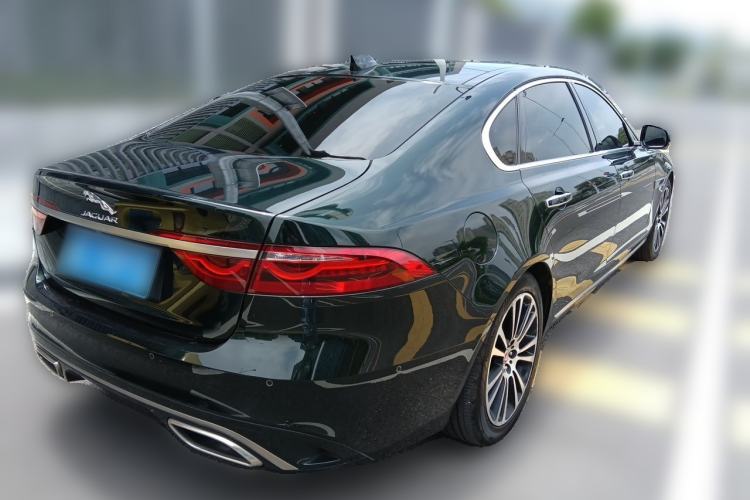 Used Jaguar XFL 2021 XFL 2.0T P250 Two-Wheel-Drive Luxury Deluxe Edition Rear Right 45 Deg