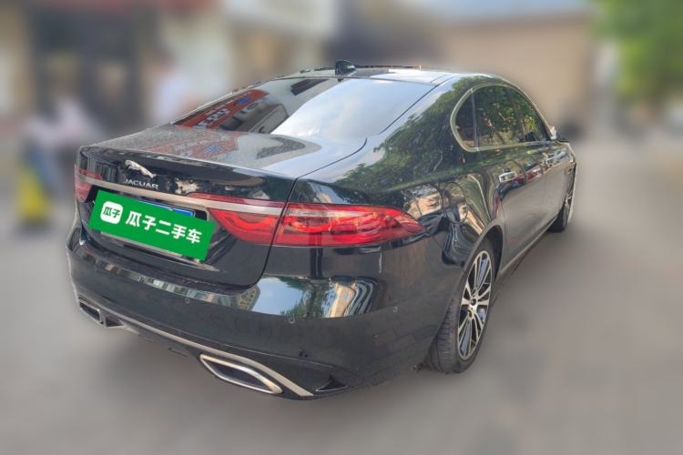 Used Jaguar XFL 2021 XFL 2.0T P250 Two-Wheel-Drive Luxury Deluxe Edition Rear Right 45 Deg