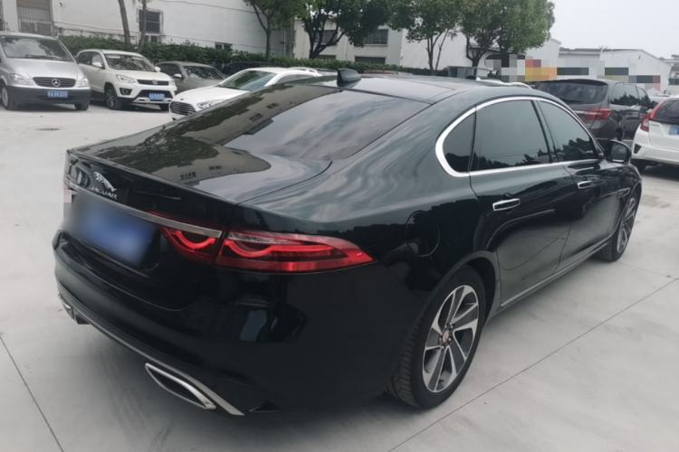 Used Jaguar XFL 2021 XFL 2.0T P200 Two-Wheel-Drive Elite Luxury Edition Rear Right 45 Deg