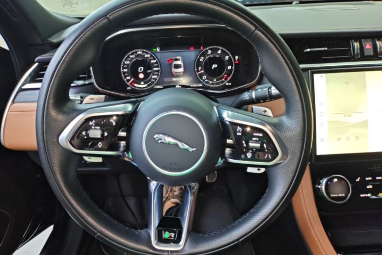 Used Jaguar XFL 2021 XFL 2.0T P300 All-Wheel-Drive Flagship Sport Edition Steering Wheel
