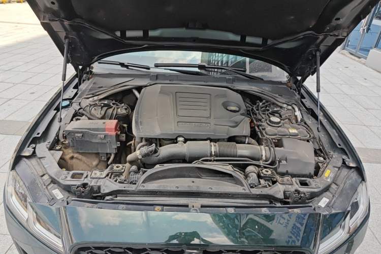 Used Jaguar XFL 2021 XFL 2.0T P250 All-Wheel-Drive Shimmering Black Sport Edition Engine Bay