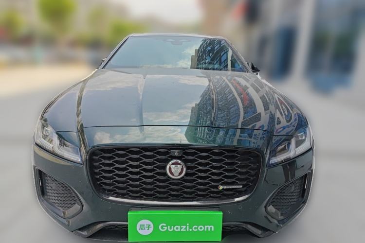 Used Jaguar XFL 2021 XFL 2.0T P250 All-Wheel-Drive Shimmering Black Sport Edition Front