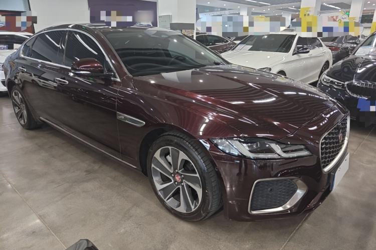 Used Jaguar XFL 2021 XFL 2.0T P200 Two-Wheel-Drive Elite Luxury Edition Front Right 45 Deg