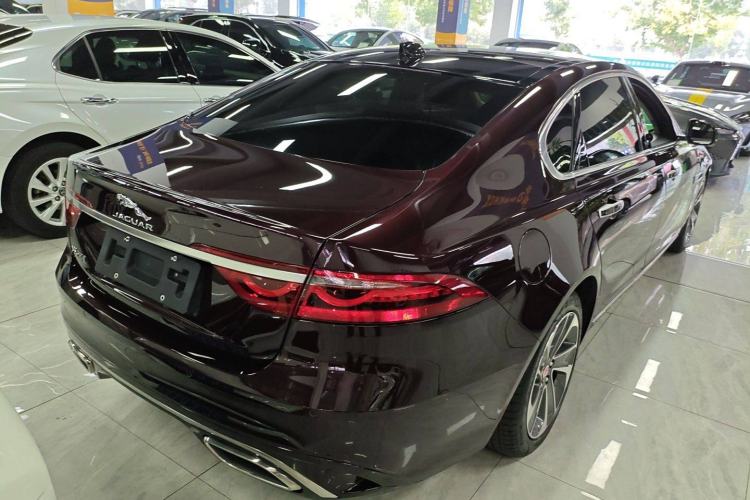 Used Jaguar XFL 2021 XFL 2.0T P200 Two-Wheel-Drive Elite Luxury Edition Rear Right 45 Deg