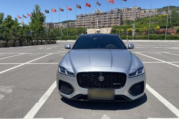Used Jaguar XFL 2021 XFL 2.0T P250 All-Wheel-Drive Shimmering Black Sport Edition Exterior 3