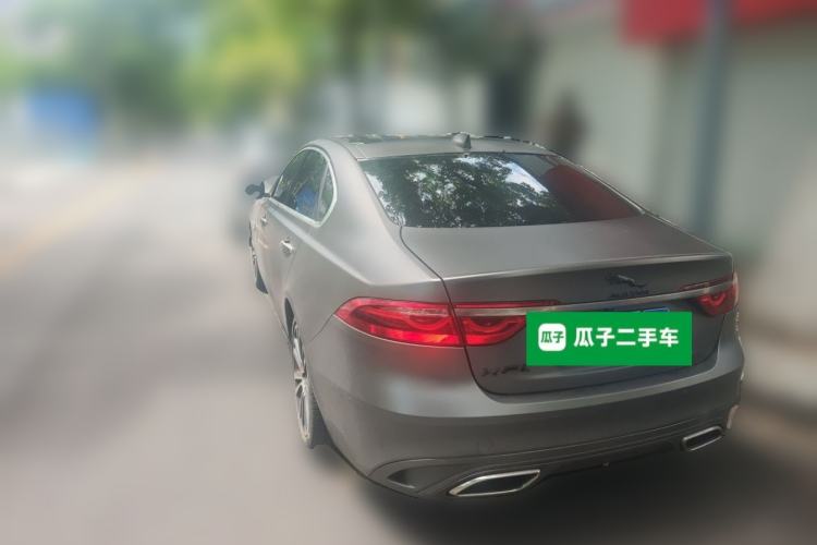 Used Jaguar XFL 2021 XFL 2.0T P250 Two-Wheel-Drive Luxury Deluxe Edition Rear Left 45 Deg