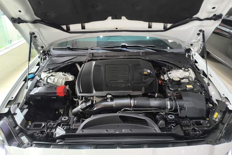 Used Jaguar XFL 2021 XFL 2.0T P250 All-Wheel-Drive Shimmering Black Sport Edition Engine Bay