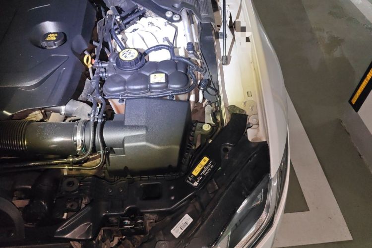 Used Jaguar XFL 2021 XFL 2.0T P250 All-Wheel-Drive Shimmering Black Sport Edition Engine Bay Left