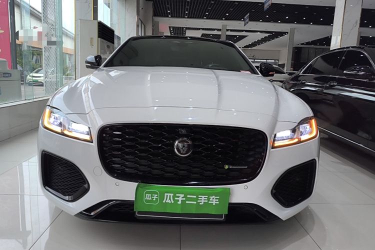Used Jaguar XFL 2021 XFL 2.0T P250 All-Wheel-Drive Shimmering Black Sport Edition Front