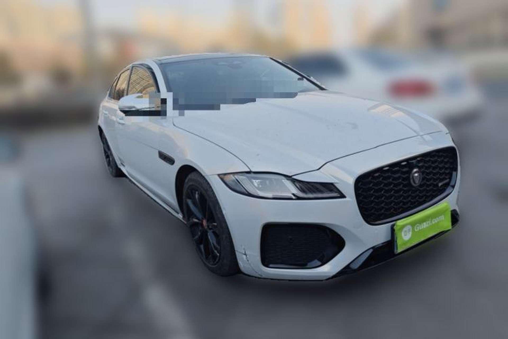 Used Jaguar XFL 2021 XFL 2.0T P250 All-Wheel-Drive Shimmering Black Sport Edition Front Right 45 Deg
