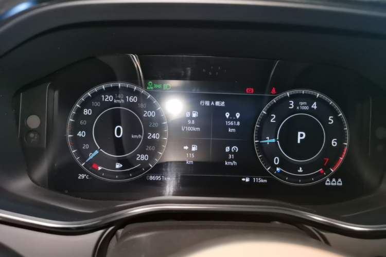 Used Jaguar XFL 2021 XFL 2.0T P250 Two-Wheel-Drive Luxury Deluxe Edition Instrument Cluster