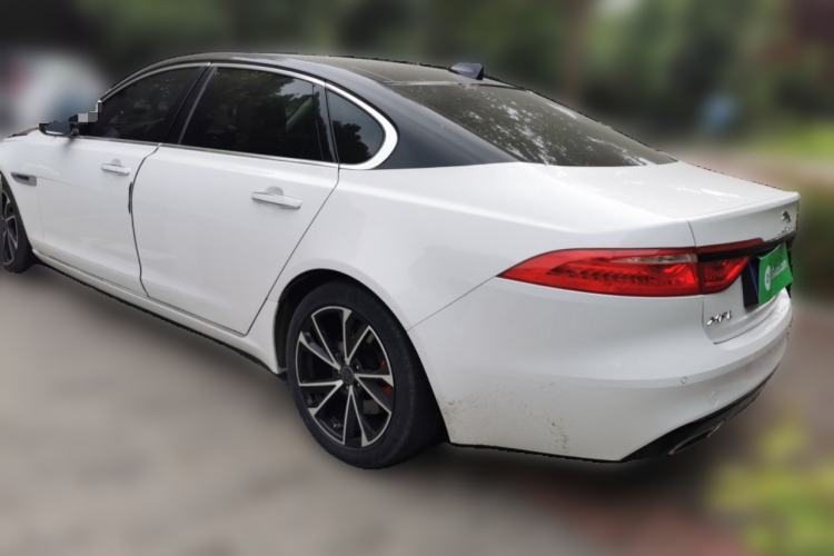 Used Jaguar XFL 2021 XFL 2.0T P250 Two-Wheel-Drive Luxury Deluxe Edition Rear Left 45 Deg