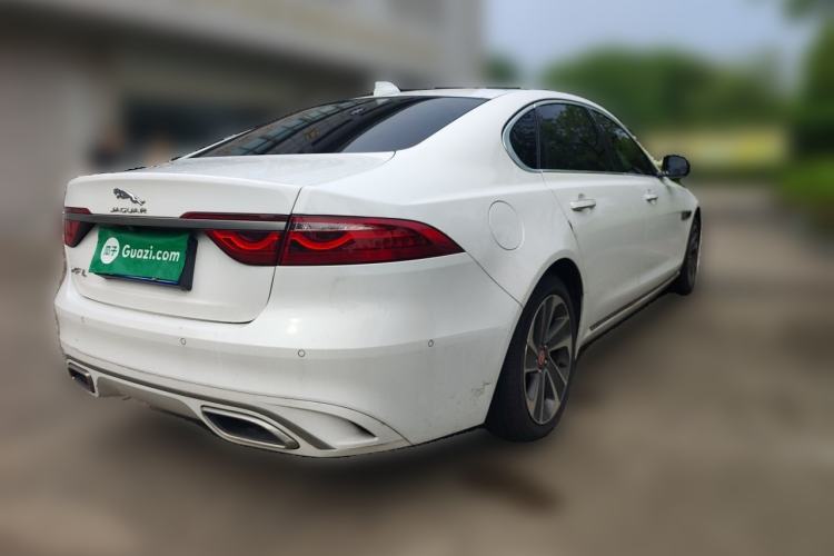 Used Jaguar XFL 2021 XFL 2.0T P200 Two-Wheel-Drive Elite Luxury Edition Rear Right 45 Deg