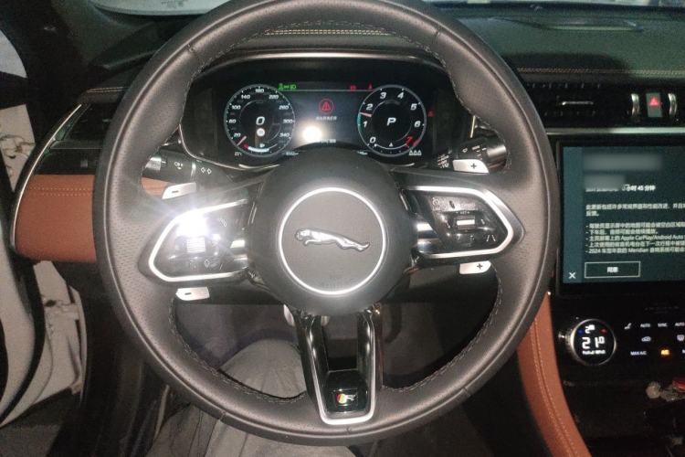 Used Jaguar XFL 2021 XFL 2.0T P250 All-Wheel-Drive Shimmering Black Sport Edition Steering Wheel