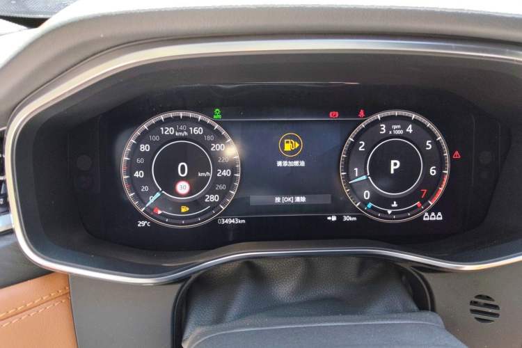 Used Jaguar XFL 2022 XFL 2.0T P250 Two-Wheel-Drive Elite Sport Edition Instrument Cluster